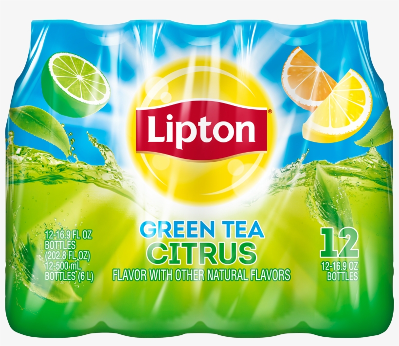 Lipton Citrus Green Tea, transparent png #4892195