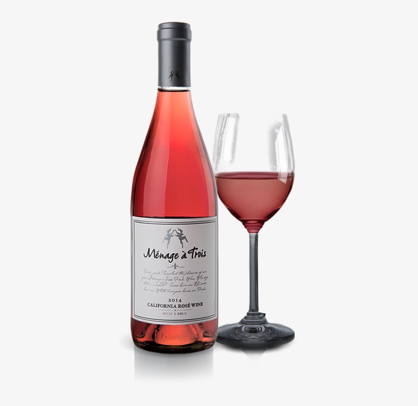 Salmon Creek Wine Png - Menage A Trois Malbec - 750 Ml Bottle, transparent png #4892250