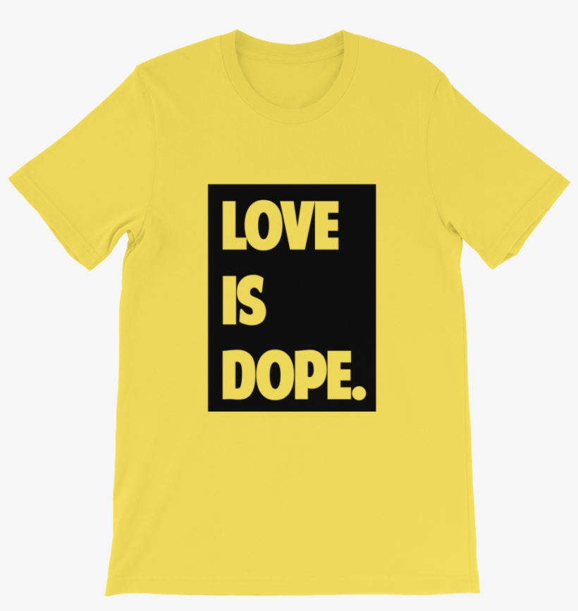 Image Of Love Is Dope - T-shirt, transparent png #4893120