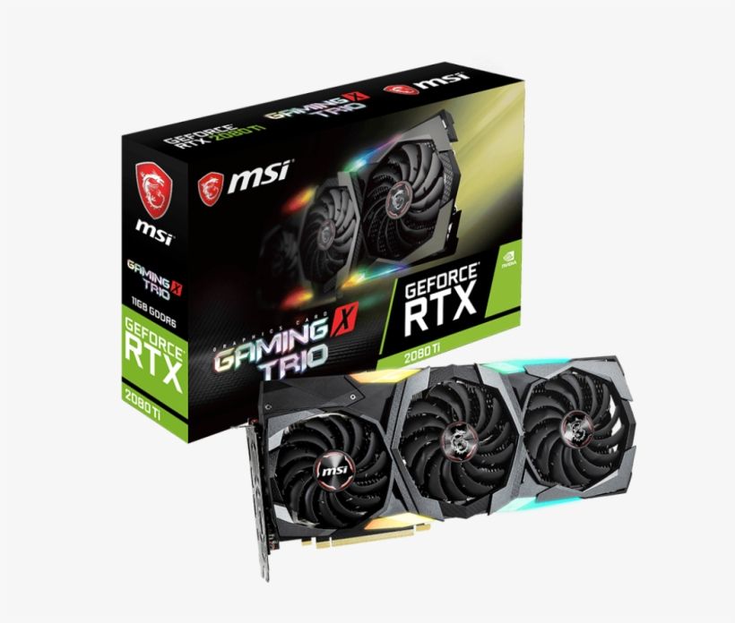 Geforce Rtx 2080 Ti Gaming X Trio - Geforce Rtx 2080 Gaming X Trio, transparent png #4893673