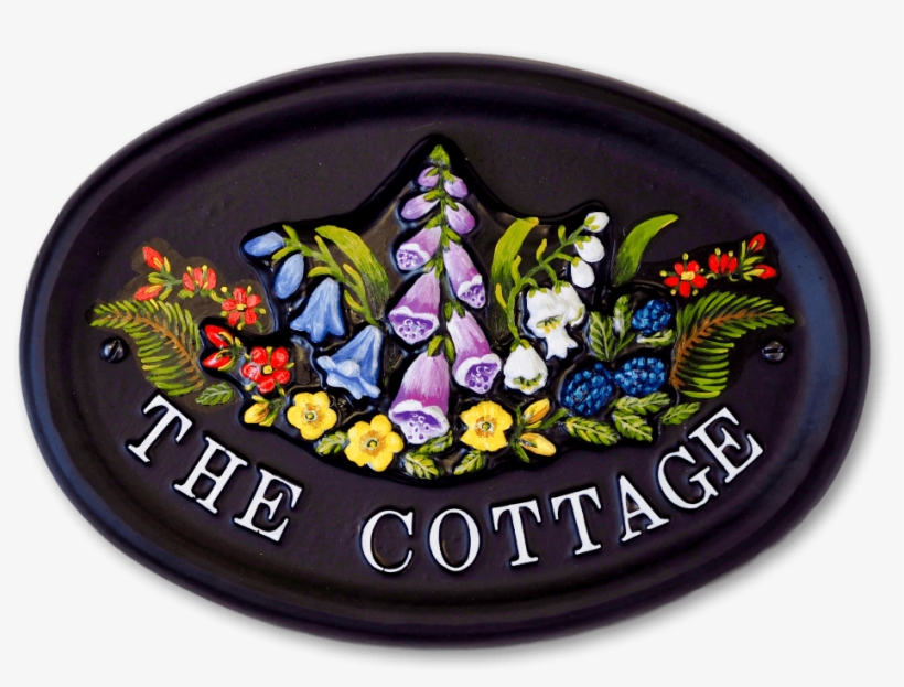 Wild Flowers House Sign - Flower, transparent png #4894824