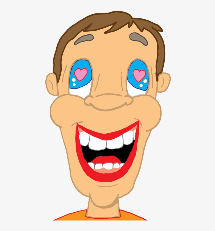 Making The World A Better Place One Cartoon At A Time - Inlove Face, transparent png #4894897