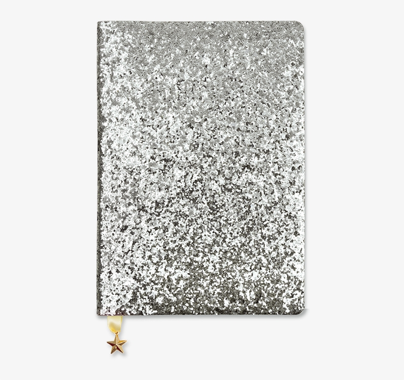 Silver Sequin - A5 Notebook - Go Stationery, transparent png #4894964