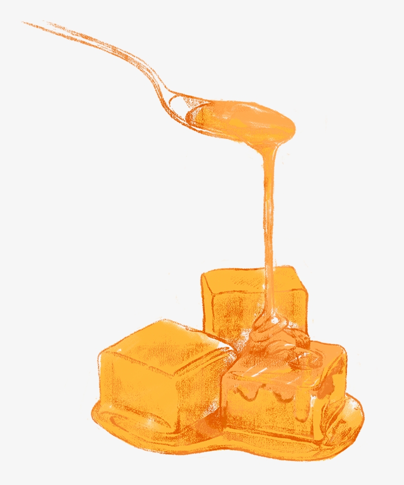 Caramel Sugar Syrup Has A Distinctive Odour And Taste, - Eating, transparent png #4896361