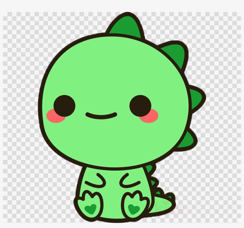 Kawaii Dino Clipart Dinosaur Drawing Cute Easy Dinosaur Drawing