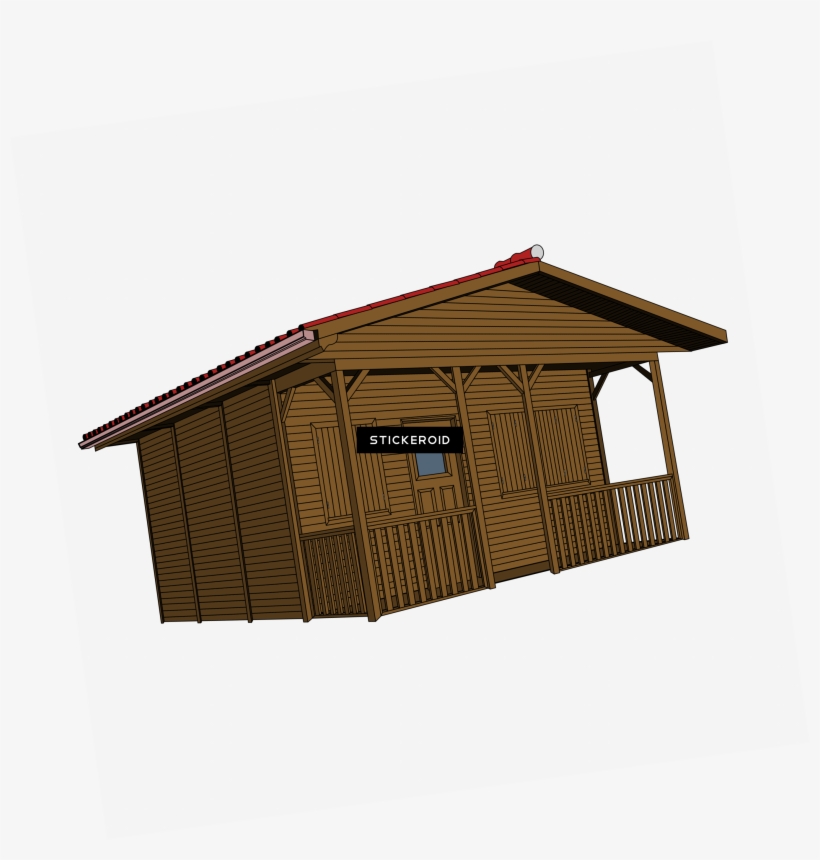 Wooden House - Shed, transparent png #4897747