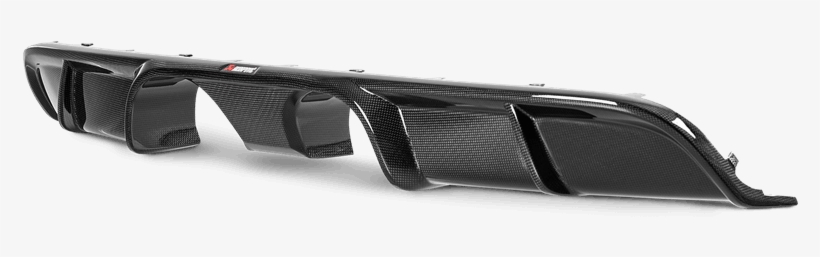 Rear Carbon Fiber Diffuser - Akrapovic Twin Exhaust Diffuser, transparent png #4898739