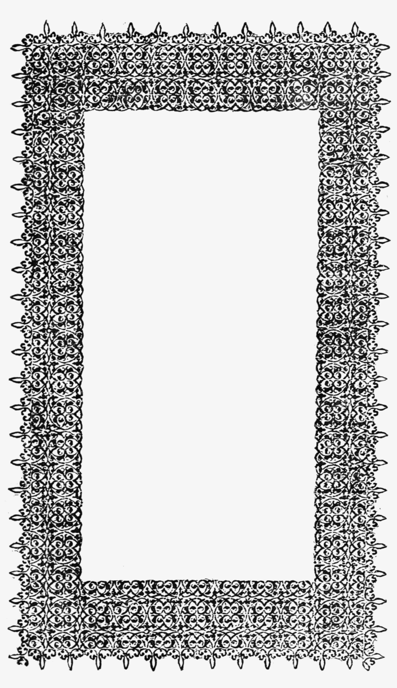 Englishe Dogges Frame - Flower Black And White Wall Frame, transparent png #4898954