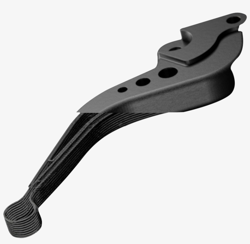 Markforged Carbon Fiber - Paddle, transparent png #4898956