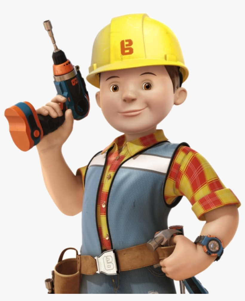 Posted By Kaylor Blakley At - Bob The Builder Drill, transparent png #4899658