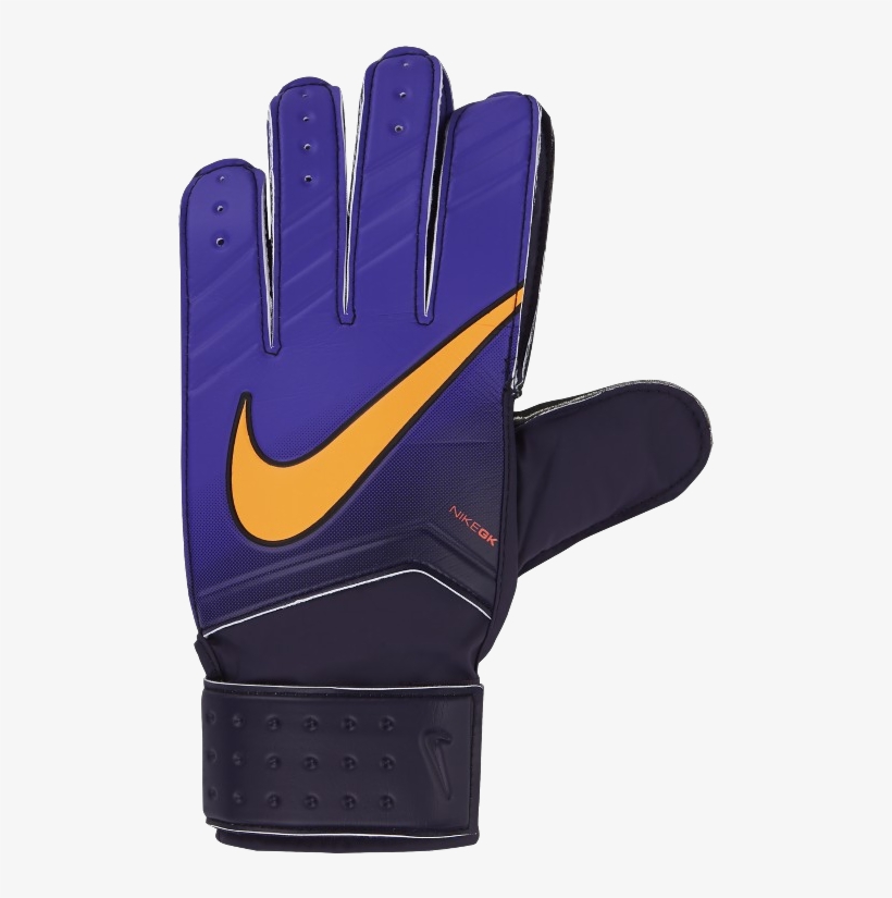 Purple Goalkeeper Gloves Nike, transparent png #4899666