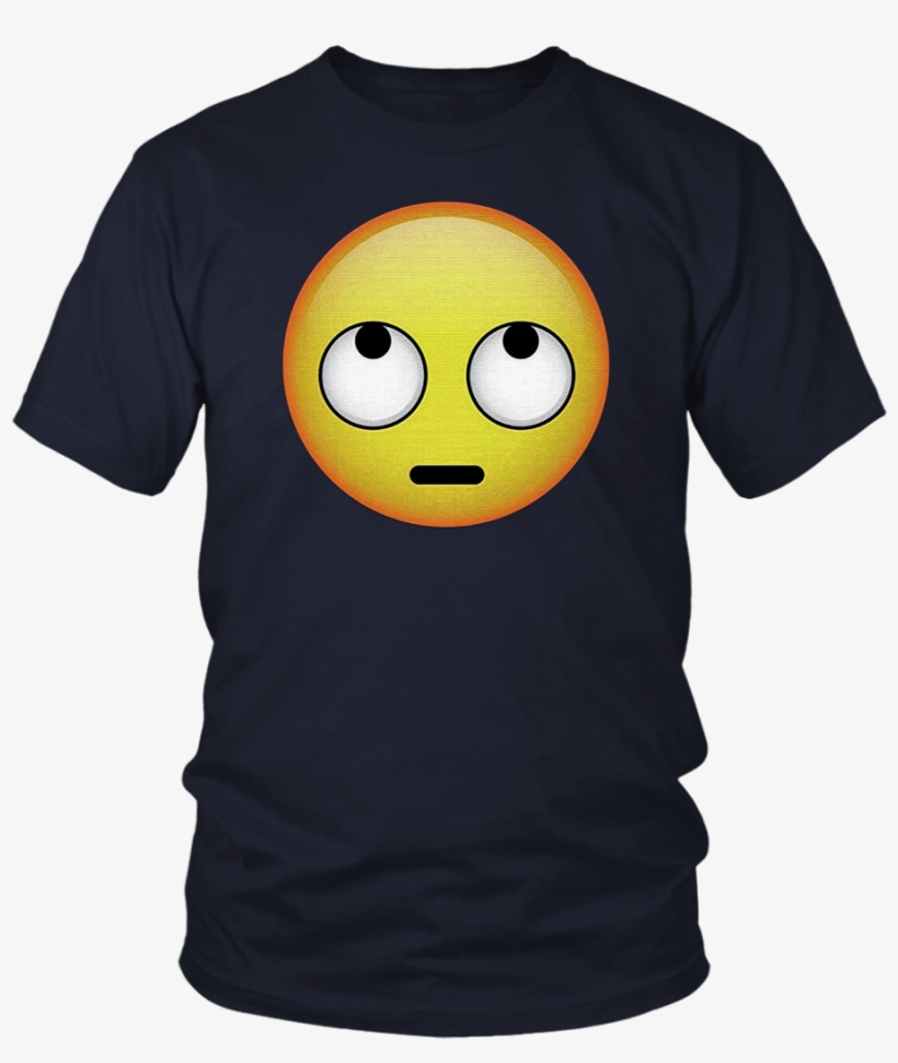 Hd Emoji Face With Rolling Eyes Shirt - Shirt, transparent png #490219