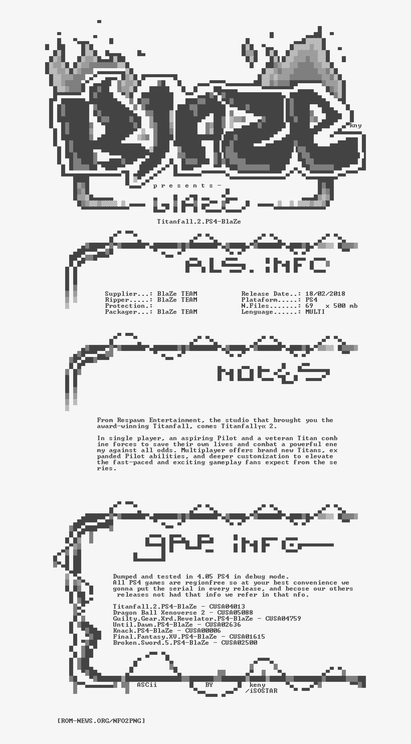 Titanfall 2 Ps4-blaze - Playstation 4, transparent png #490265