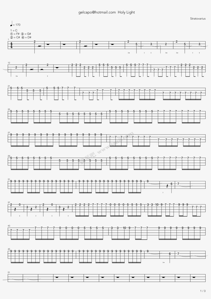 Holy Light 电贝斯 第1张图, transparent png #490671