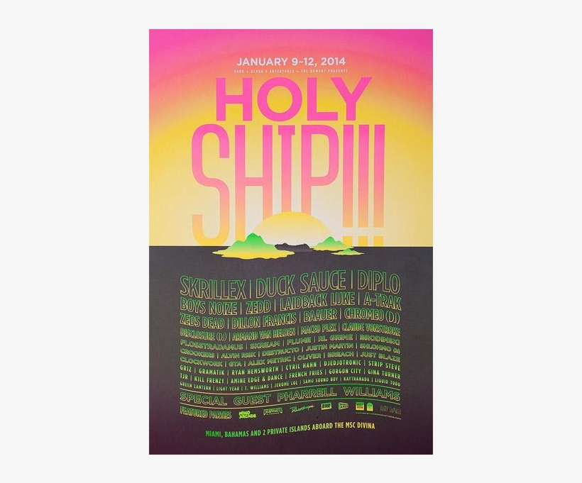 Holy Ship 2014 Poster - Poster, transparent png #490733