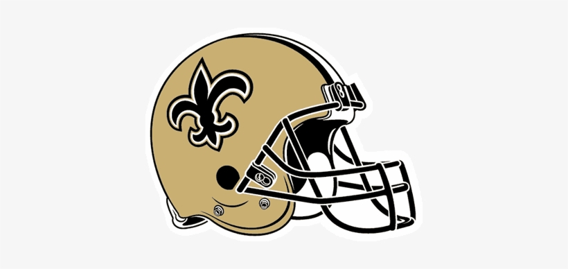 Saints Nfl Drawings - New Orleans Saints Helmet Logo, transparent png #490950