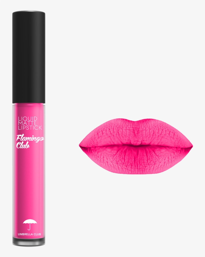 Cartoon Lipstick Source - Hot Pink Lipstick Matte, transparent png #491094