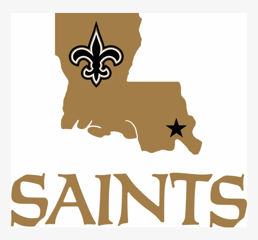 New Orleans Saints Iron Ons - New Orleans Saints, transparent png #491167