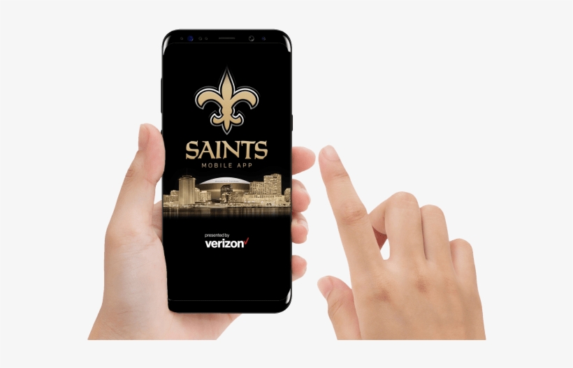 Download The Saints App On Your Mobile Device - Nfl Official New Orleans Saints Hybrid Rugged Case,, transparent png #491192