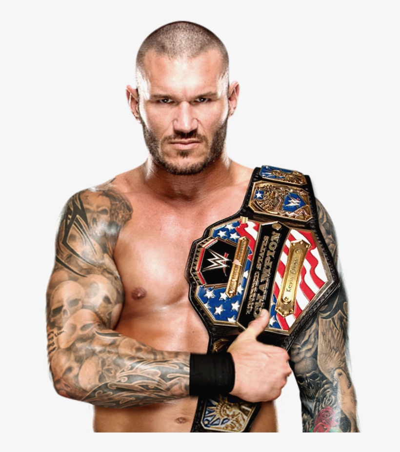 Randy Orton Us Champion - Wrestler, transparent png #491556