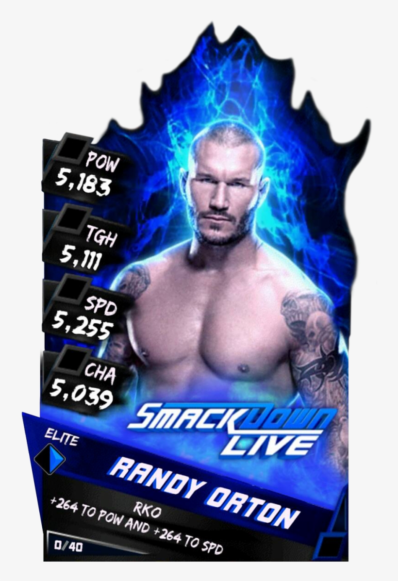 Supercard Randyorton S3 Elite Smackdown 9620 - Nikki Bella Wwe Supercard, transparent png #491728