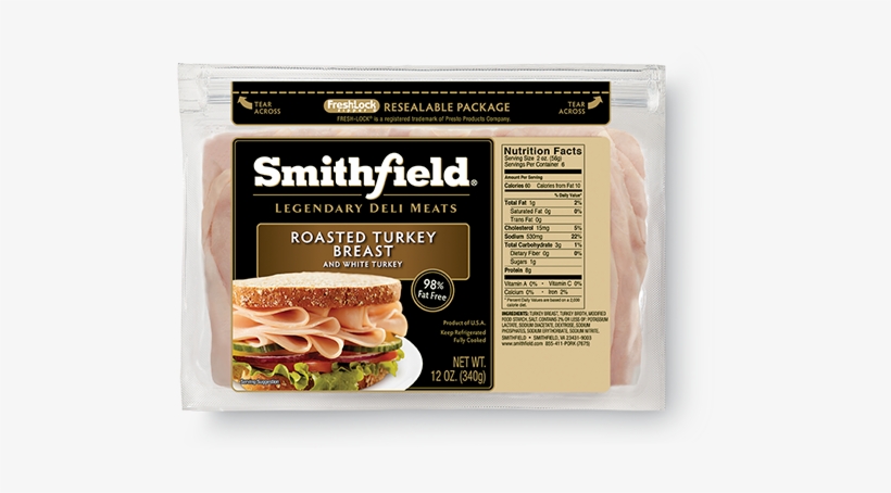 Roasted Turkey Deli Thins - Smithfield Foods, transparent png #491969
