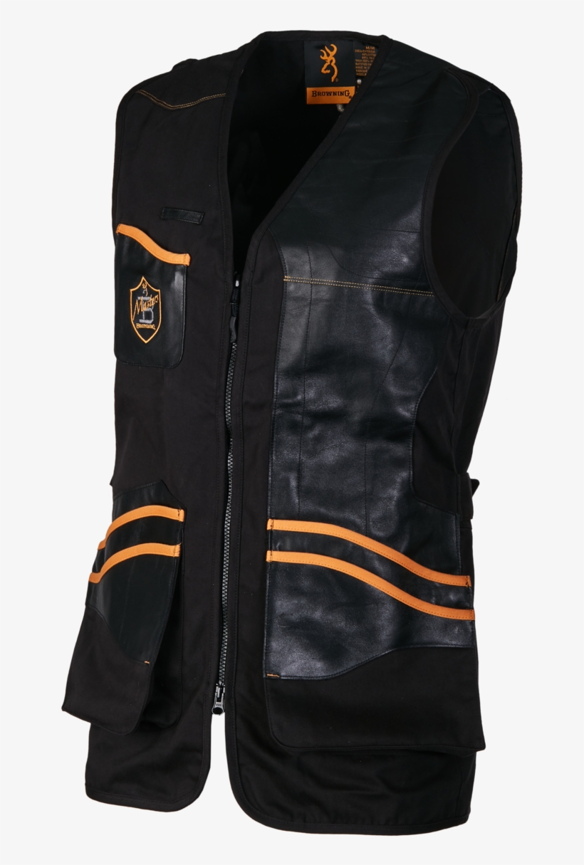 Shooting Vest, Master 2 Black Left Hand, Black - Gilet De Tir Browning Gaucher, transparent png #492545