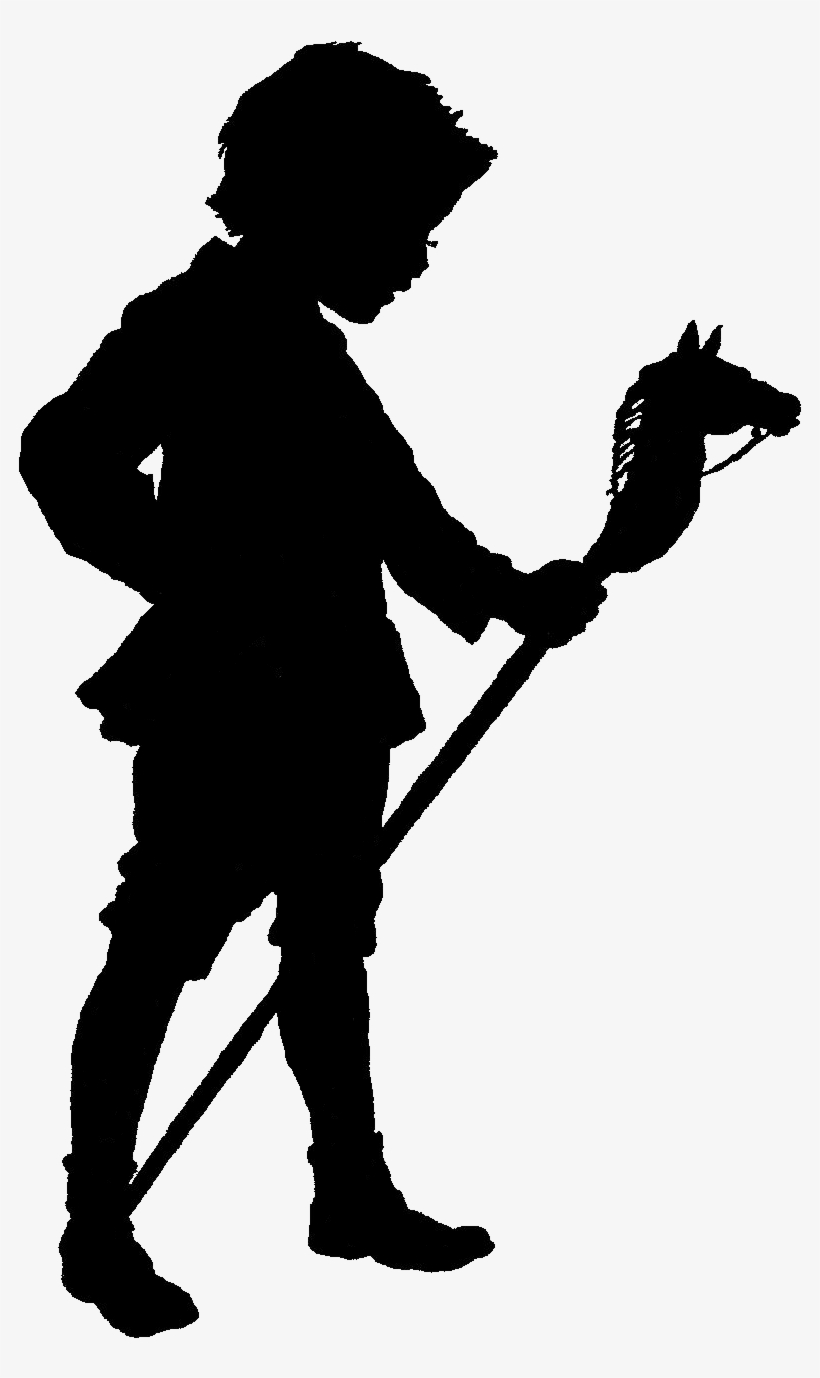 Digital Antique Boy Silhouettes Images - Victorian Boy Silhouette, transparent png #492719