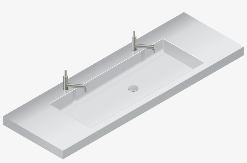 Double Sink Png Clip Art - Clip Art, transparent png #492931