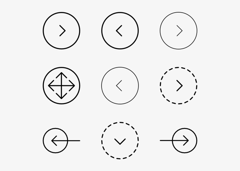 Line Arrow Icons - Arrow Button Design, transparent png #493140