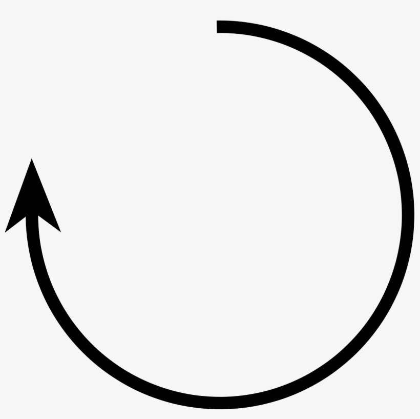 Clockwise - Clipart Picture Of Circle, transparent png #493402