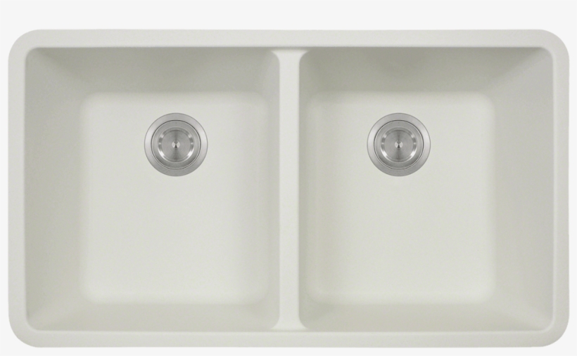 Sink Top View Free Png Image - White Composite Undermount Kitchen Sink, transparent png #493467
