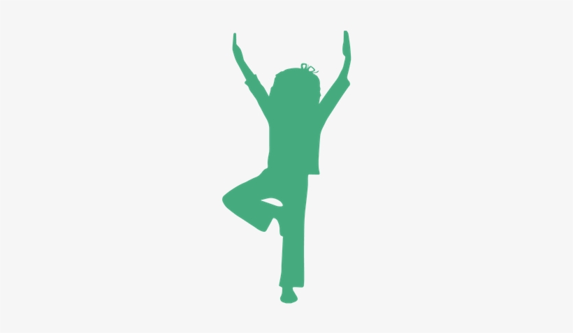 Yoga Child Silhouette-01 - Yoga, transparent png #493577