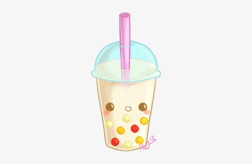 Cute Bubble Tea By Metterschlingel On Deviantart Png - Cute Bubble Tea Gif, transparent png #493818