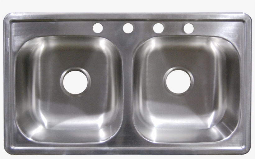 Stainless Steel 50/50 Double Bowl Sink 6" Depth Satin - Bowl Sink, transparent png #493835