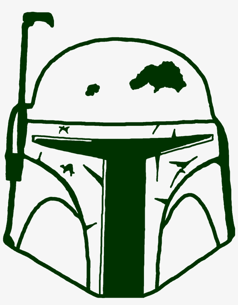 Boba Fett Clipart At Getdrawings - Boba Fett Helmet Png, transparent png #493922