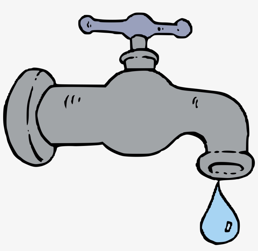 Faucet Clipart Lab Sink - ก๊อก น้ำ การ์ตูน, transparent png #494074
