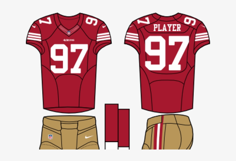 Helmet Clipart 49ers - New York Jets Home Uniform, transparent png #494707