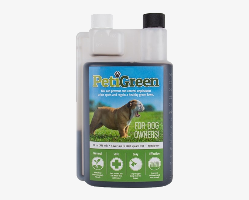 Petigreen 32 Oz - Humicgreen Stop Dog Urine From Killing Your Grass -, transparent png #494805