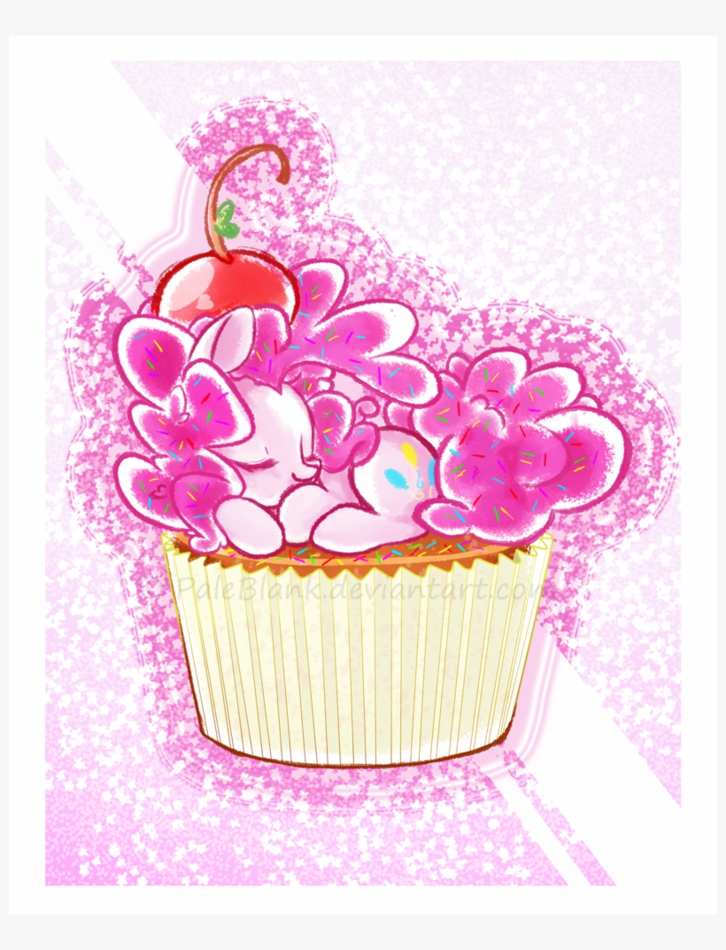 Paleblank's Gallery - Pinkie Pie X Cupcakes, transparent png #494879