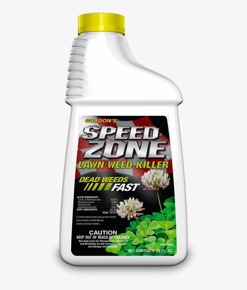 Speedzone Lawn Weed Killer Concentrate - Gordon's 652400 Lawn Weed Killer, Speed Zone - Concentrate/20, transparent png #495017