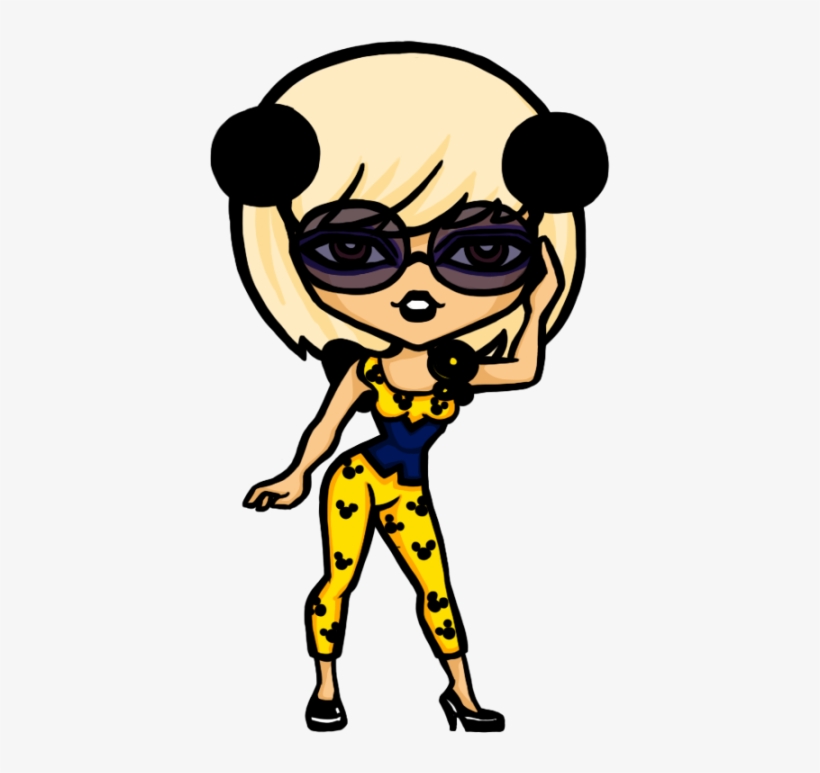 Lady Gaga In Paparazzi Picture Png Images - Lady Gaga Cartoon Png, transparent png #495230