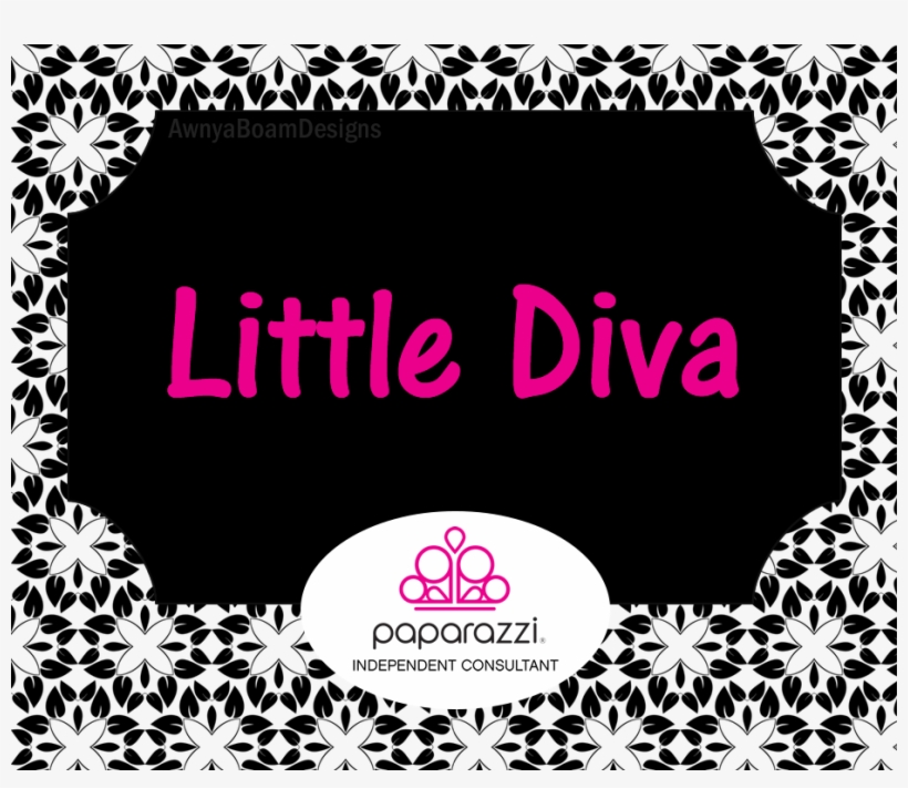 Little Diva Black And White Paparazzi Jewelry Album - Paparazzi Little Diva Jewelry, transparent png #495254