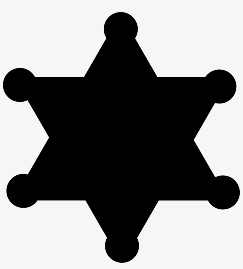 Fi Sheriff Badge - Jesus Silhouette Png, transparent png #495452