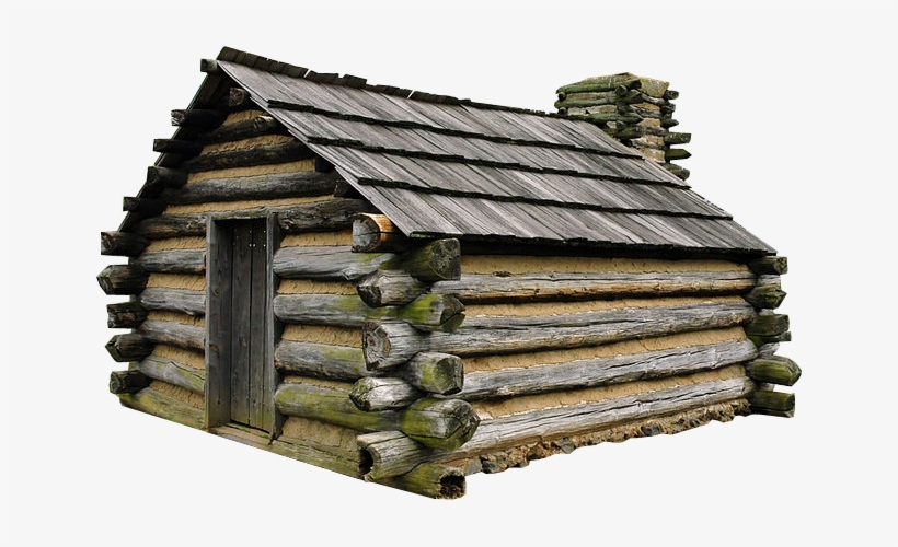 Log Cabin - Winter At Valley Forge Cabins, transparent png #495753