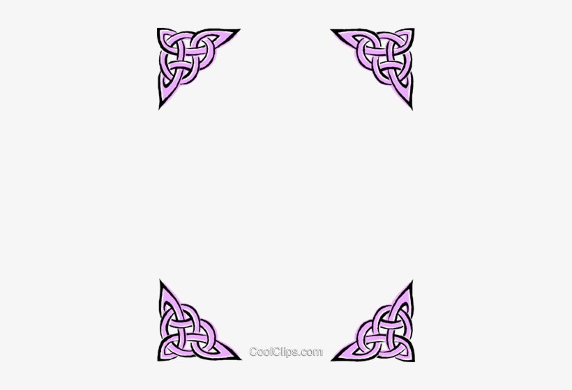 Page Border With Celtic Design Royalty Free Vector - Page Border Designs, transparent png #495900