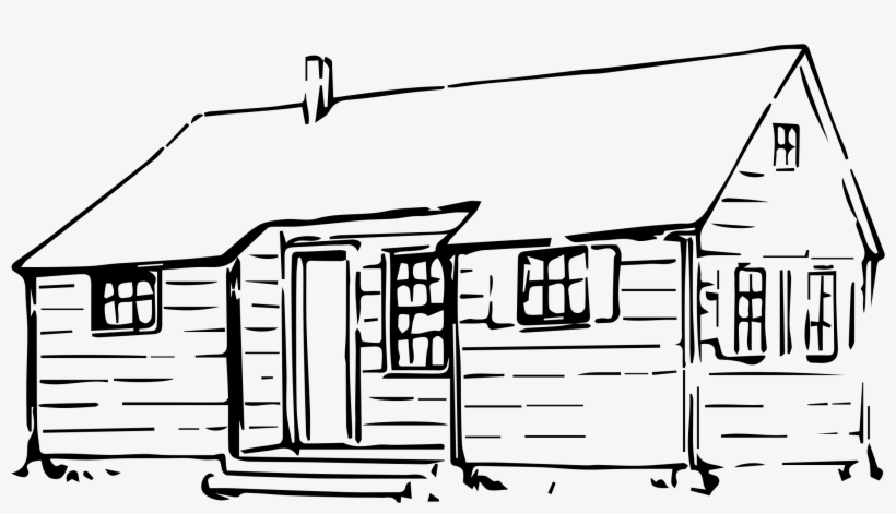 Clipart Cabin - Cabin Drawing Png, transparent png #495990