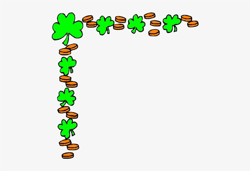 Irish Borders Clip Art - St Patricks Day Clipart Border, transparent png #496058