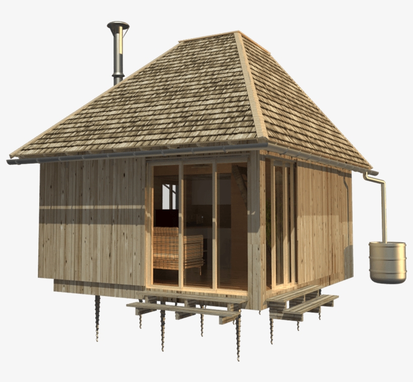 Wood Cabin Plans Aiko Clip Art Black And White Stock - Wooden Cabin Plans To Build, transparent png #496357