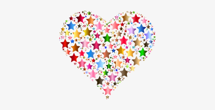Star Polygons In Art And Culture Symbol Computer Icons - Colourful Heart Transpatrent Png, transparent png #496743